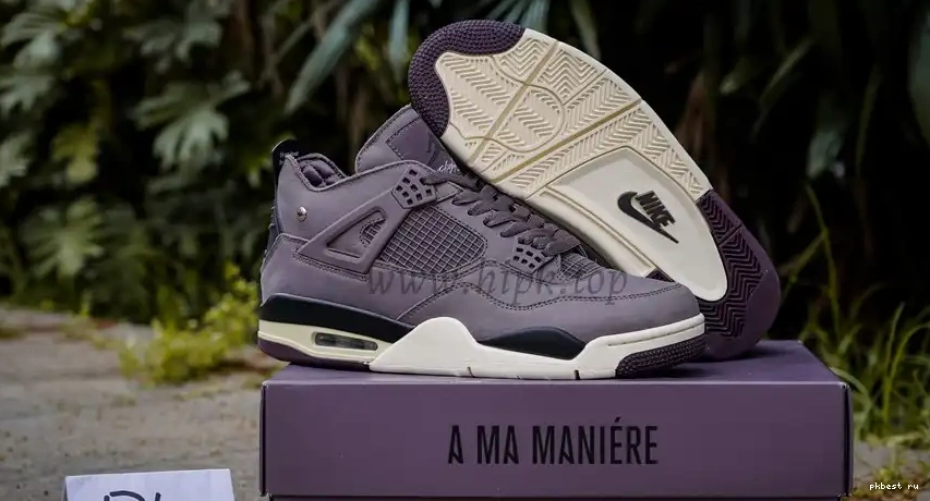 Ore MATERIALS TO 4 GOD Jordan Retro SHIP RETAIL Violet A Ma Maniére READY PK 0509